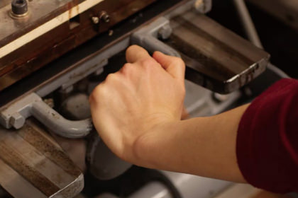 革の型押し画像