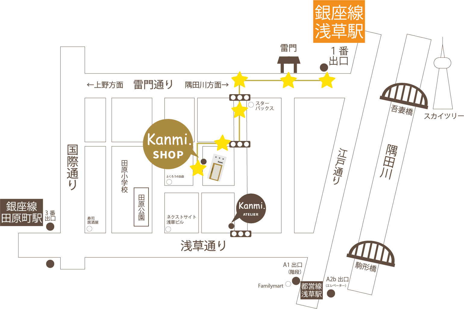 お店までの参考地図