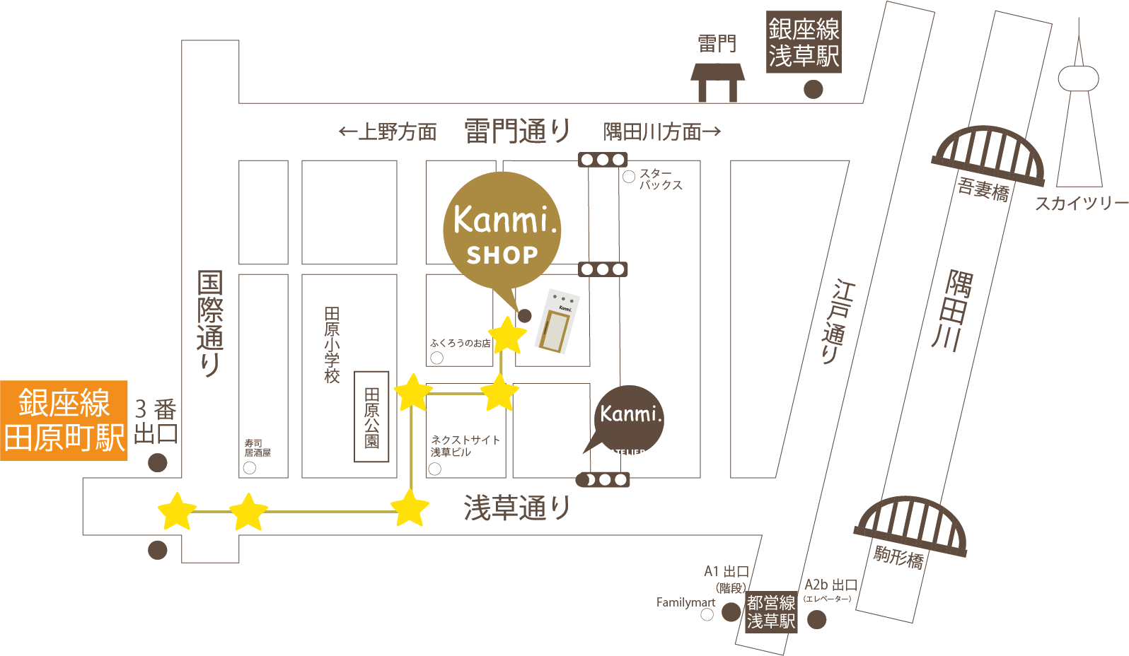 お店までの参考地図