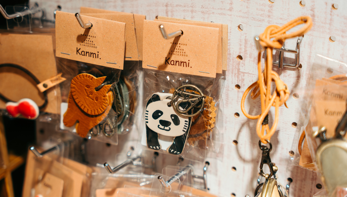 台東区のシンボルパンダさんアイテムも