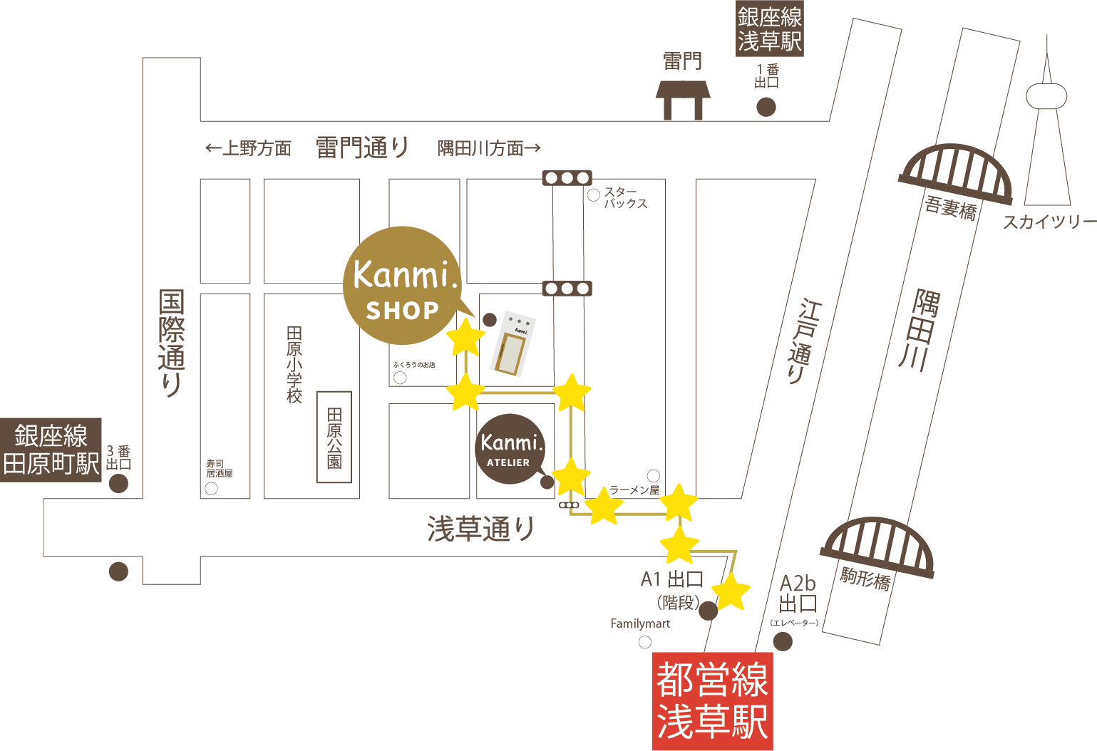 お店までの参考地図
