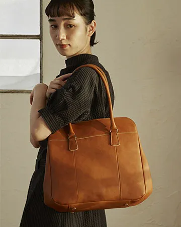 ボーラー がま口 トートバッグ