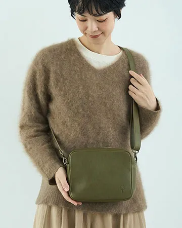 ドロップツリー BOXショルダーバッグ