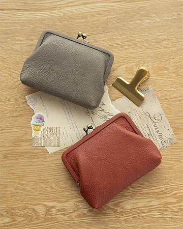 itsu mono スクエアがま口ポーチ(S)