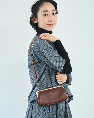 ドロップツリー がま口ウォレットポシェット