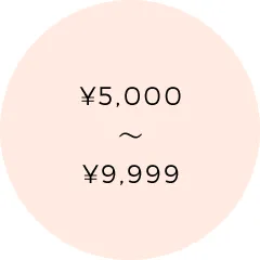 5,000円から1万円以下