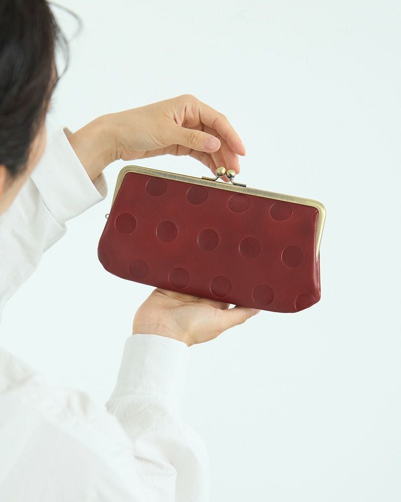 魔法の水玉もよう「キャンディ ロングがま口ウォレット」 | Kanmi