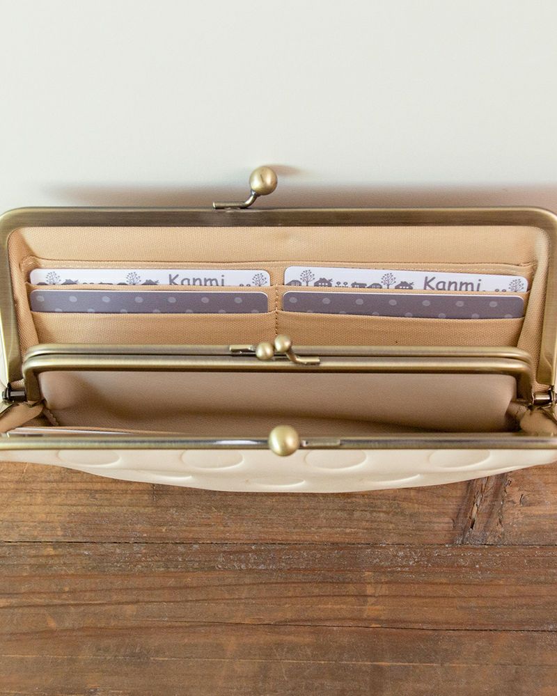 魔法の水玉もよう「キャンディ ロングがま口ウォレット」 | Kanmi