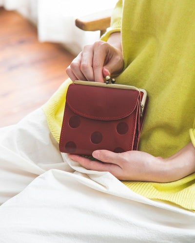 浅草Kanmiの本革がま口財布コレクション