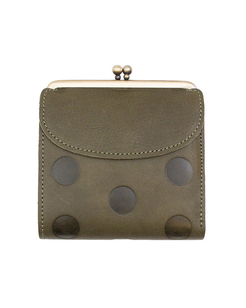 がま口の色：オリーブグリーン