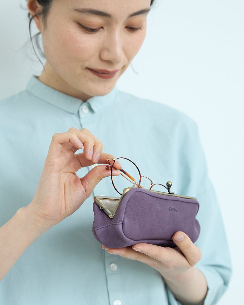 コロンとまるい実力派「フカフカ がま口 ペンケース」 | Kanmi（カンミ