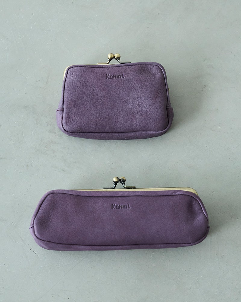 上：フカフカ親子がま口/下：フカフカがま口めがねケース