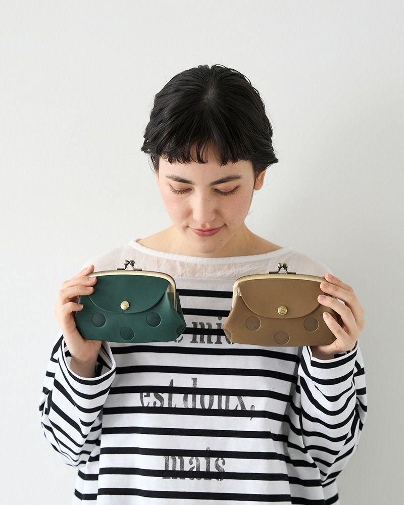 浅草Kanmiの本革がま口財布コレクション