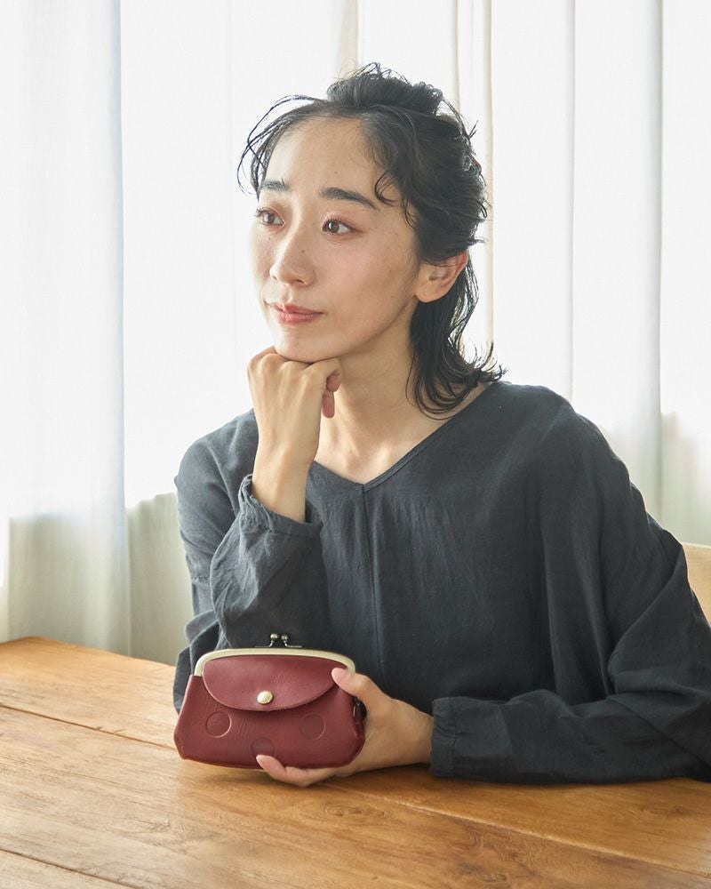 Kanmi. キャンディルーフ親子がま口　カラー：チェリーレッド