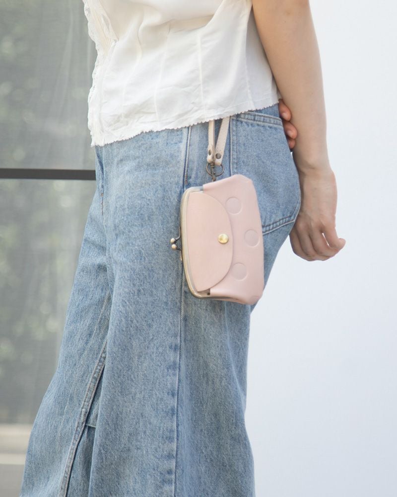 Kanmi. キャンディルーフ親子がま口　カラー：ベビーピンク