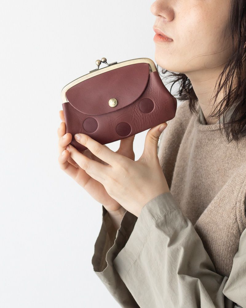 キャンディルーフ 親子がま口」使うほど愛着、本革の優しいフォルム