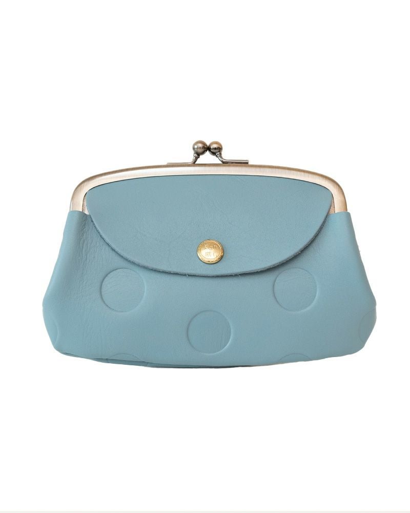 キャンディルーフ 親子がま口」使うほど愛着、本革の優しいフォルム