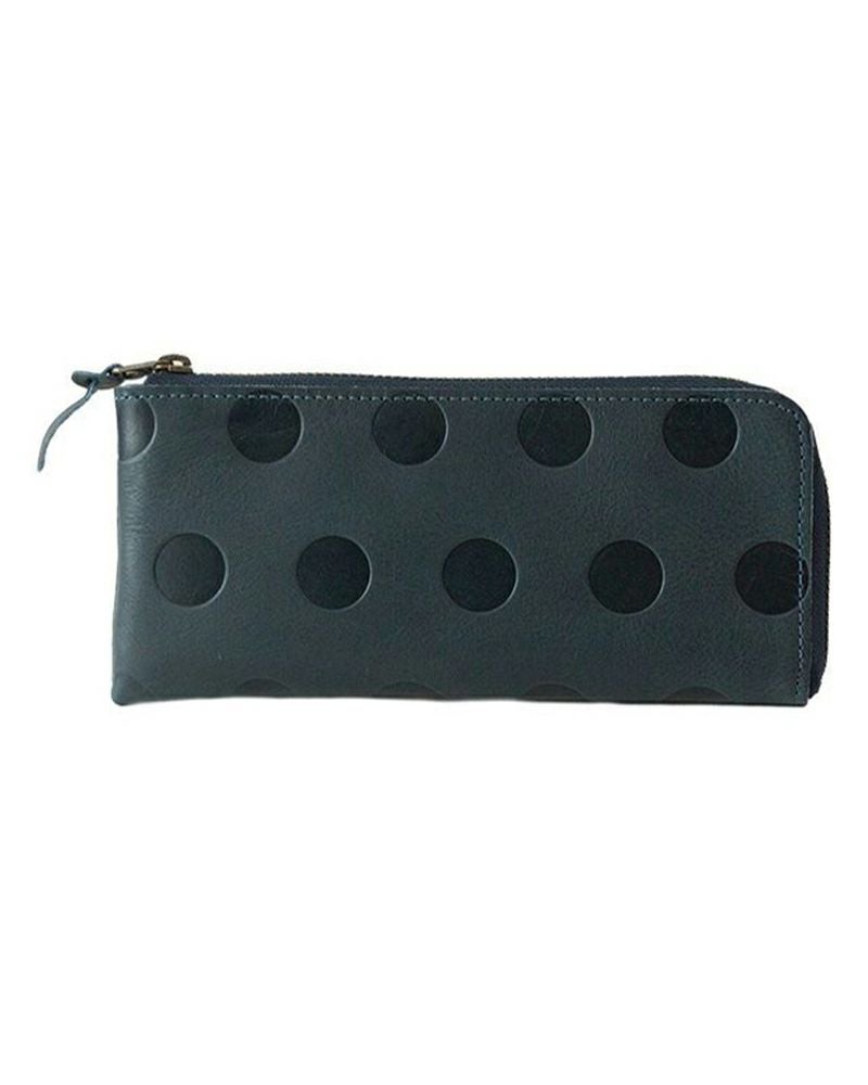 長財布の色：ネイビー