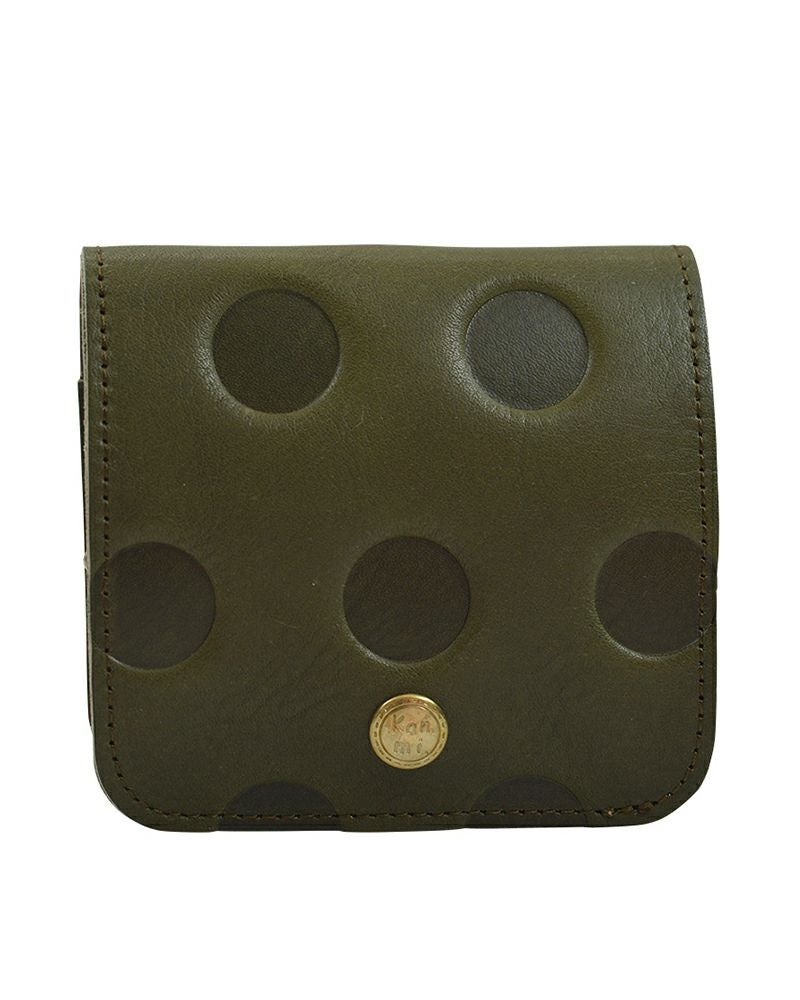 正面（がま口の色：オリーブグリーン）