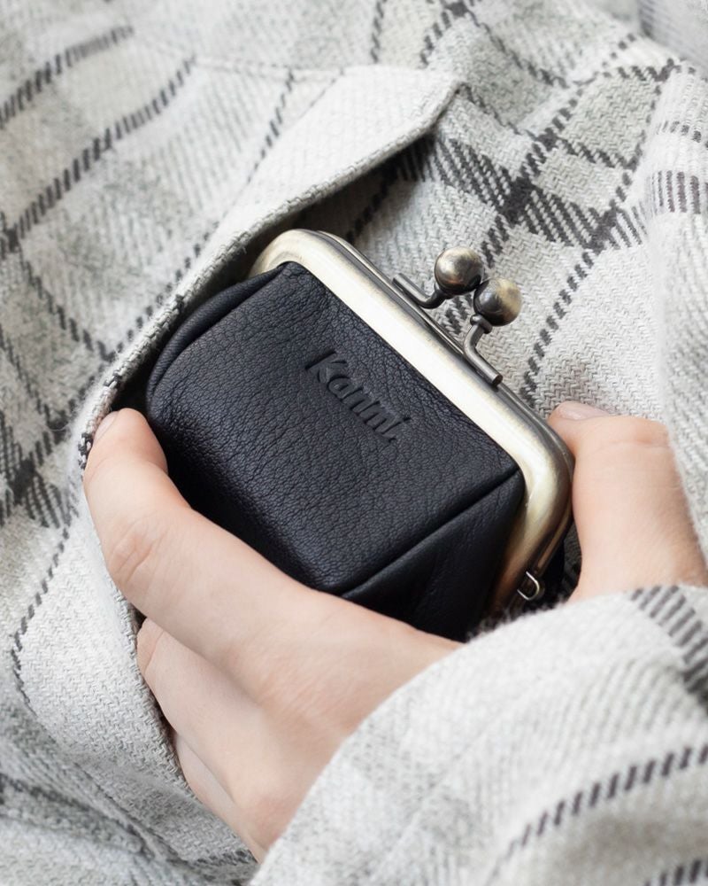 がま口の色：ブラック