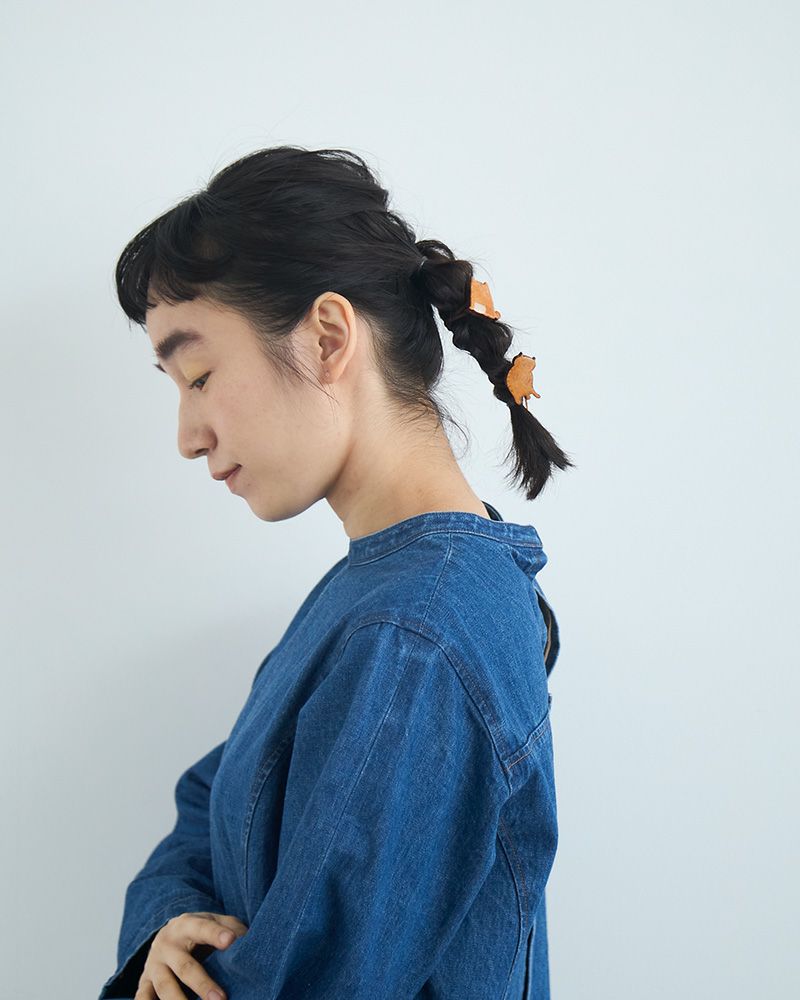 猫のかわいさそのまま「クリアウッド ねこno ヘアゴム」 | Kanmi