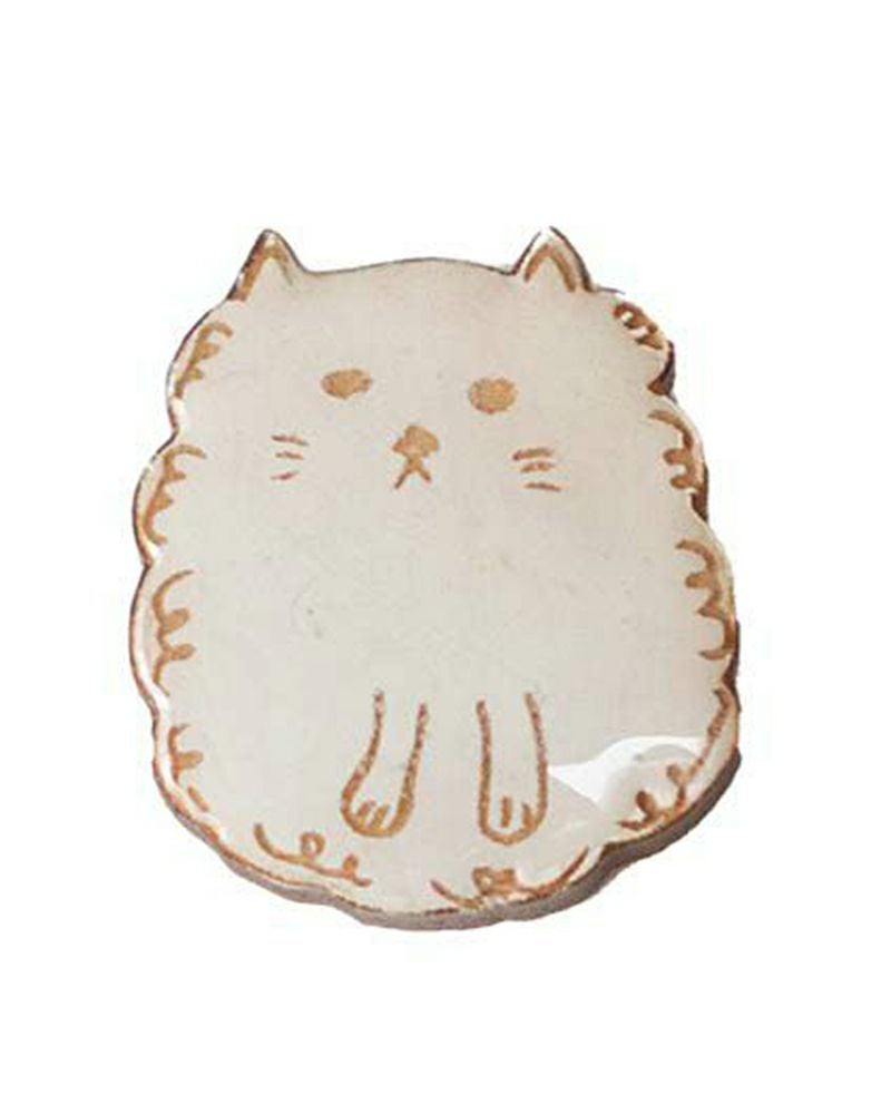 看板猫たちが勢ぞろい「クリアウッド ねこno ブローチ」 | Kanmi