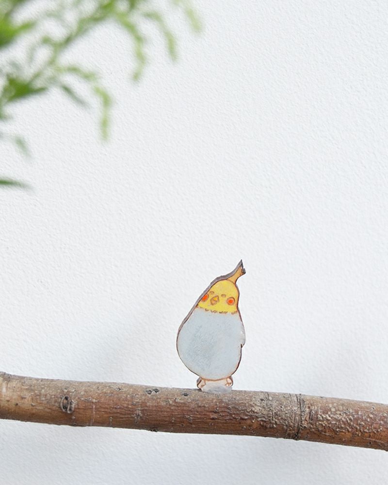 ブローチの種類：オカメインコ