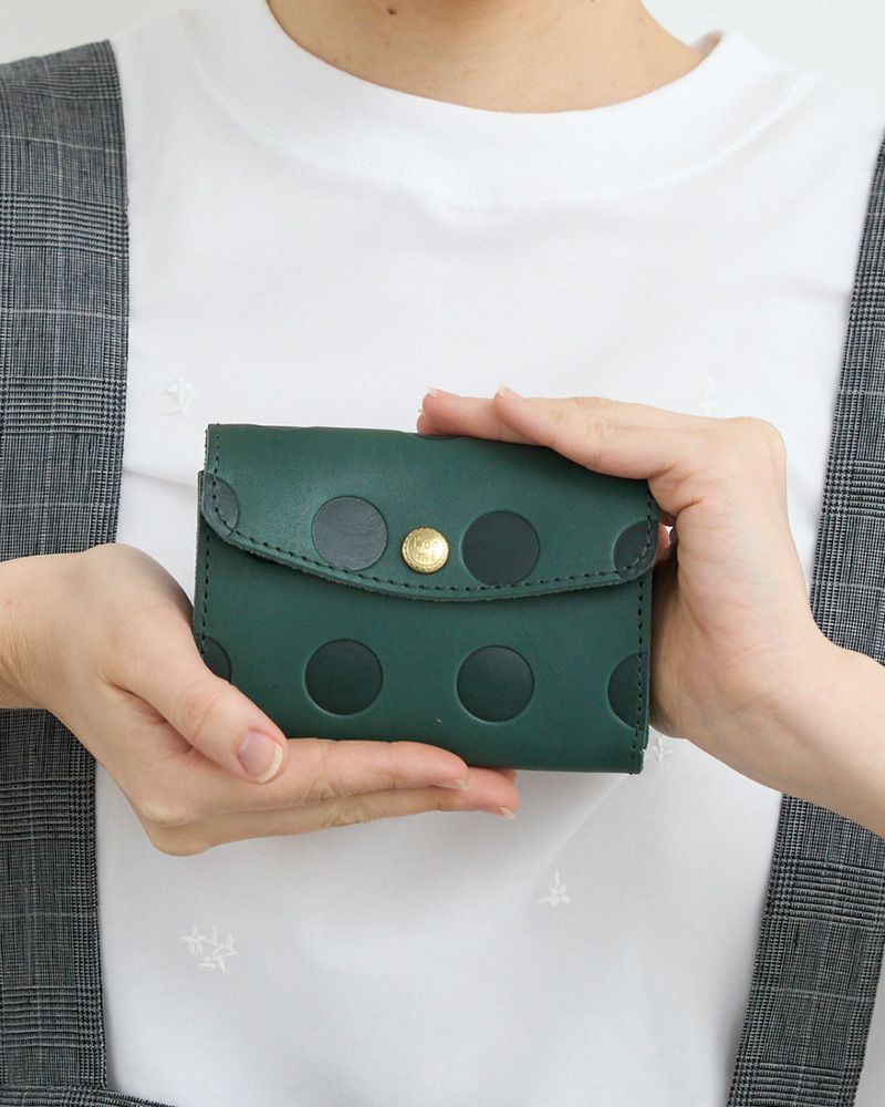 ミニ財布の色：フォレストグリーン