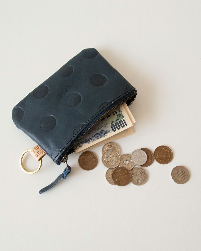  キャンディ フラットポーチ（M）  （ポーチの色：ネイビー）