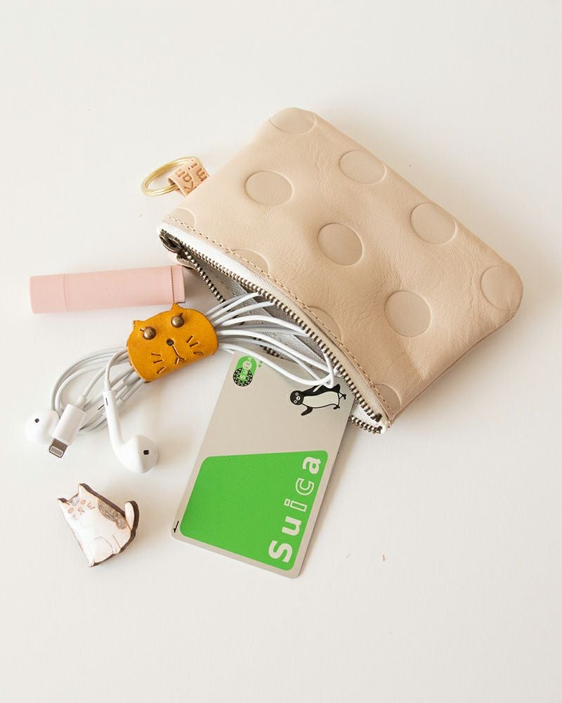  キャンディ フラットポーチ（M）  （ポーチの色：バニラ）