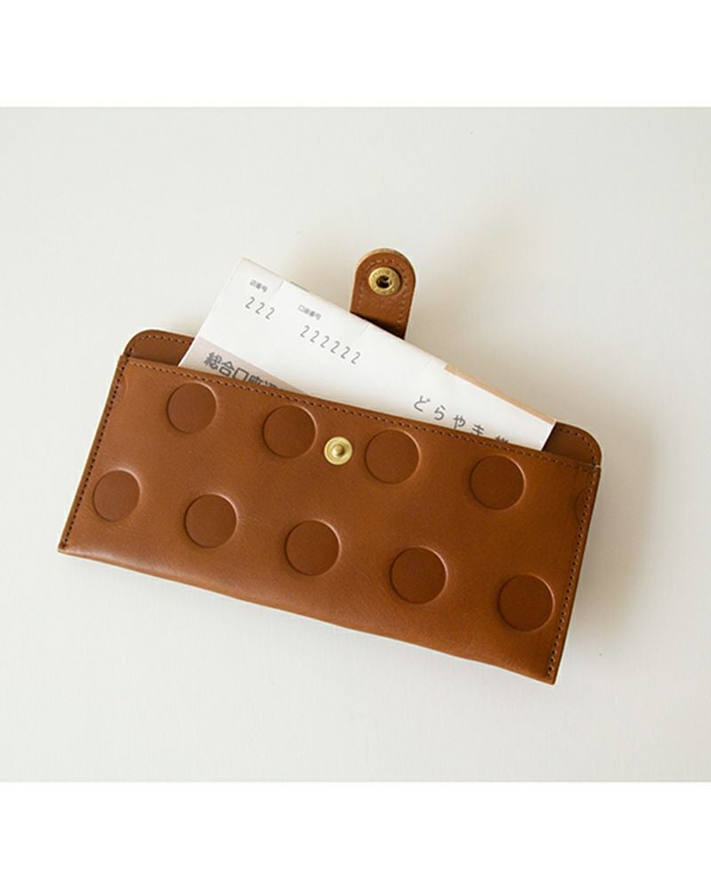 長財布の色：ダークブラウン