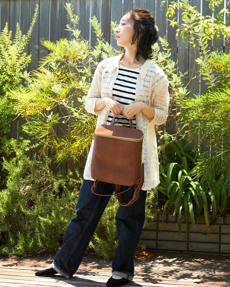 A4が入るのにスリム「All story BOXリュック」 | Kanmi（カンミ）公式