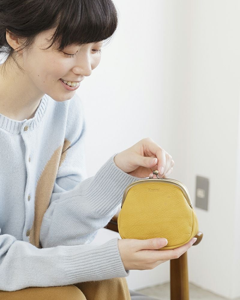 フカフカ　がま口ポーチ(M) 