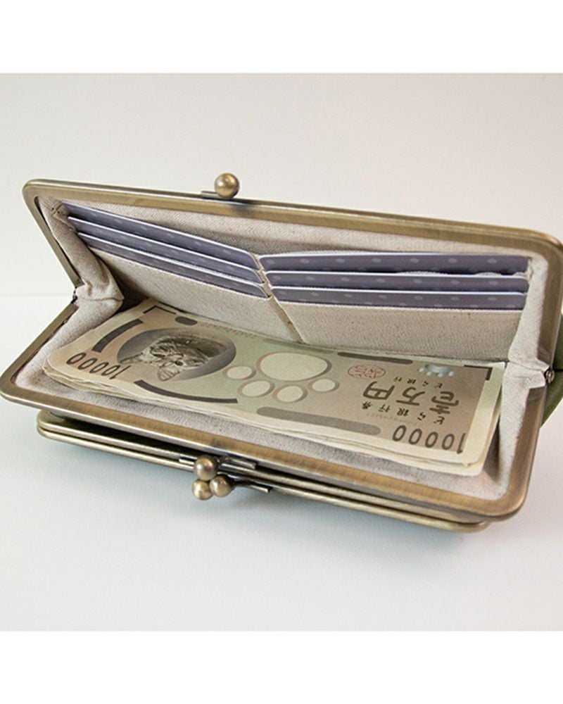 がま口の色：グリーン