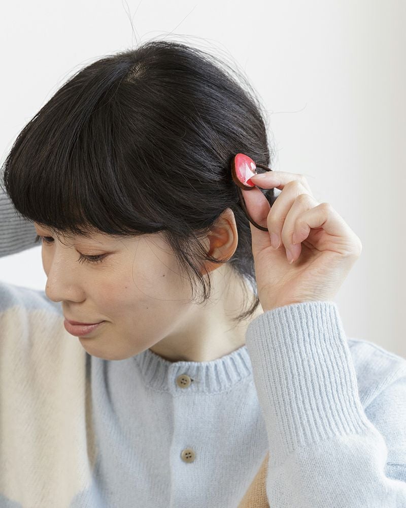 ヘアアクセサリーの種類：リンゴ