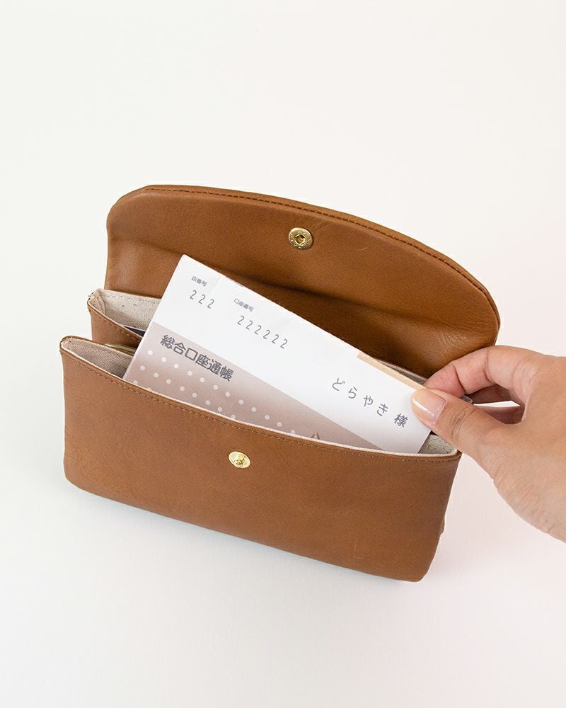 がま口の色：モカグレー ※無くなり次第終了