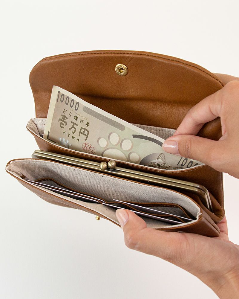 がま口の色：モカグレー ※無くなり次第終了