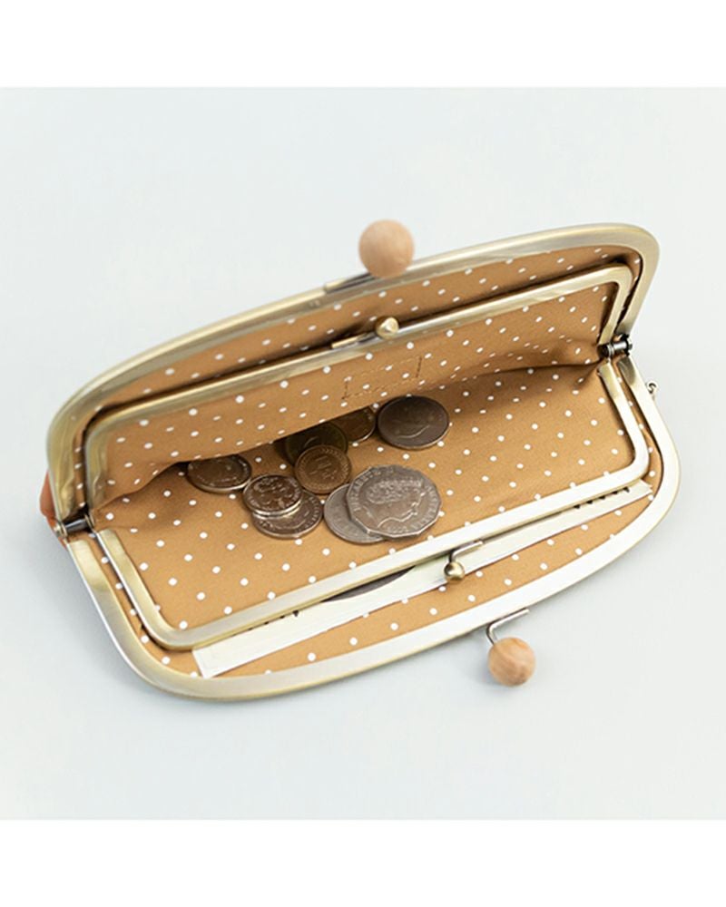 がま口の色：キャメル