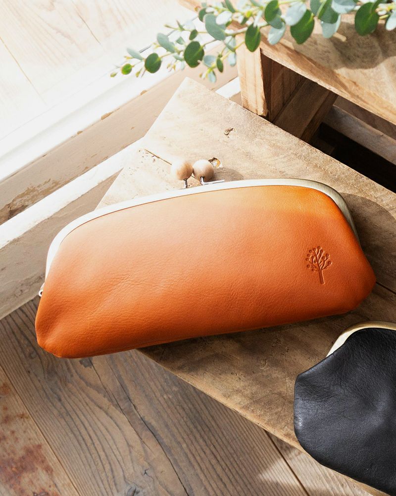 がま口の色：キャメル