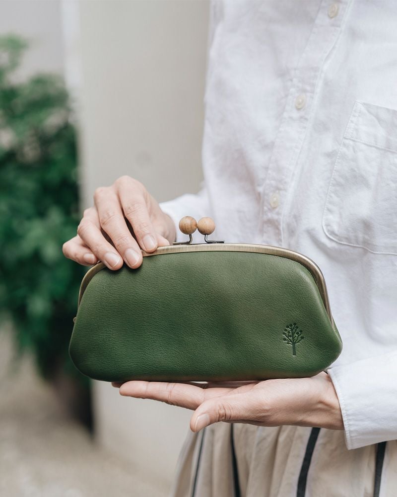 がま口の色：グリーン