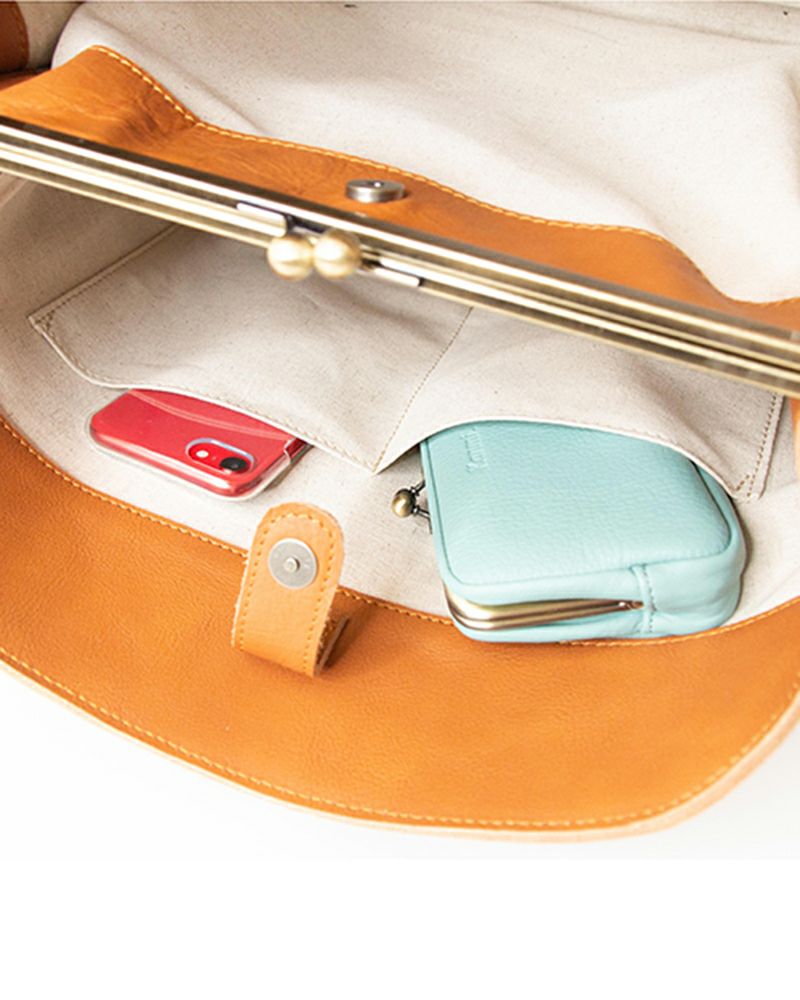  ボーラー がま口トートバッグ