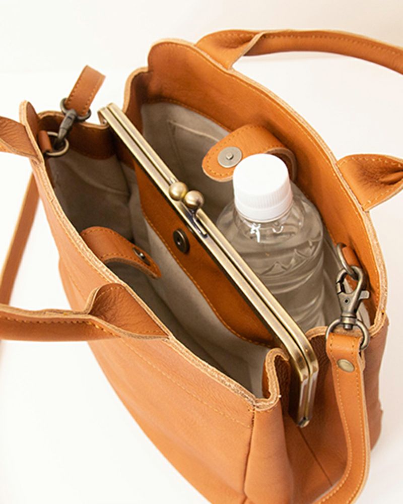 Kanmi｜一日一日を大事に思える「ボーラー がま口 ショルダーバッグ