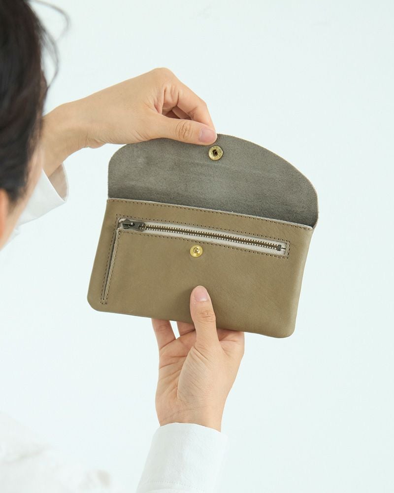 長財布の色：マウスグレー（限定色）