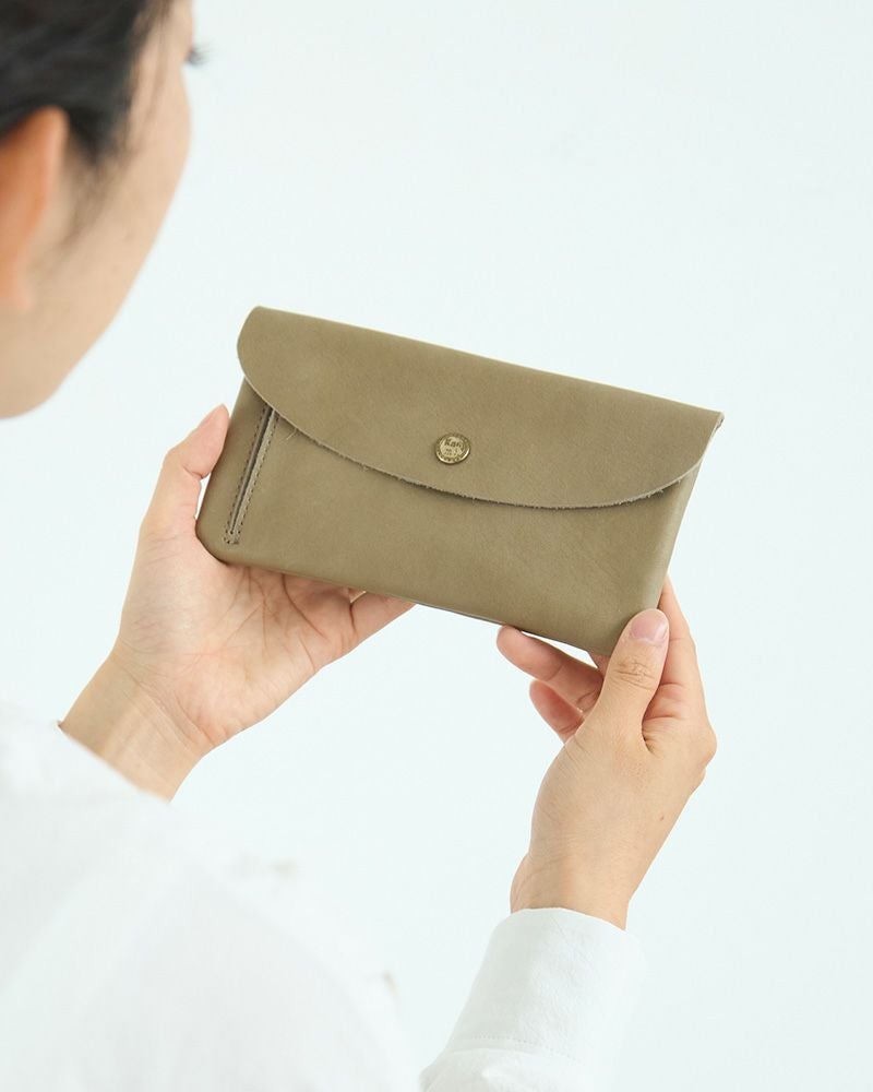 リンネル掲載》包容力◎やわらか長財布 「フカフカ ポケットウォレット