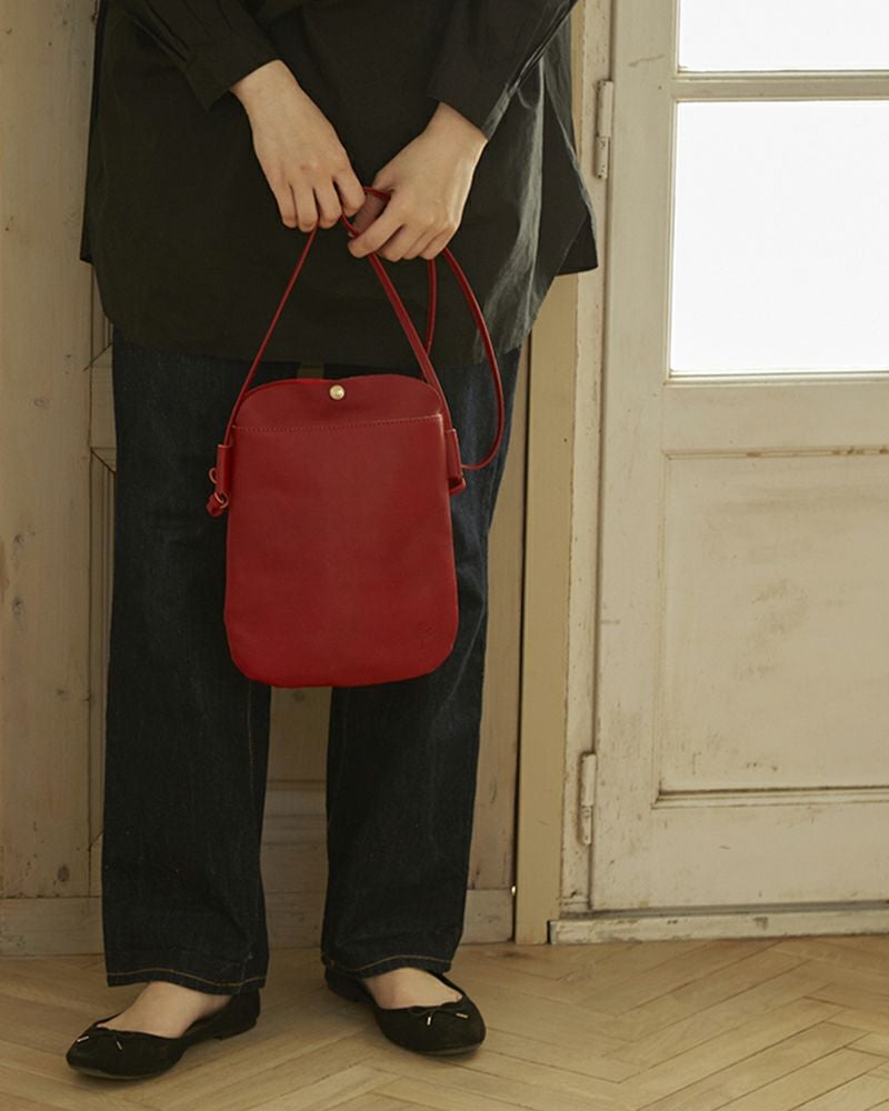 ドロップツリー サコッシュ（M）：レッド