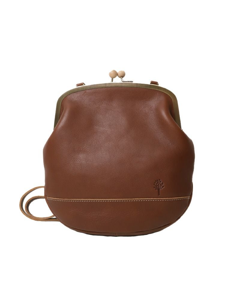 ドロップツリー木玉　 がま口ポシェット