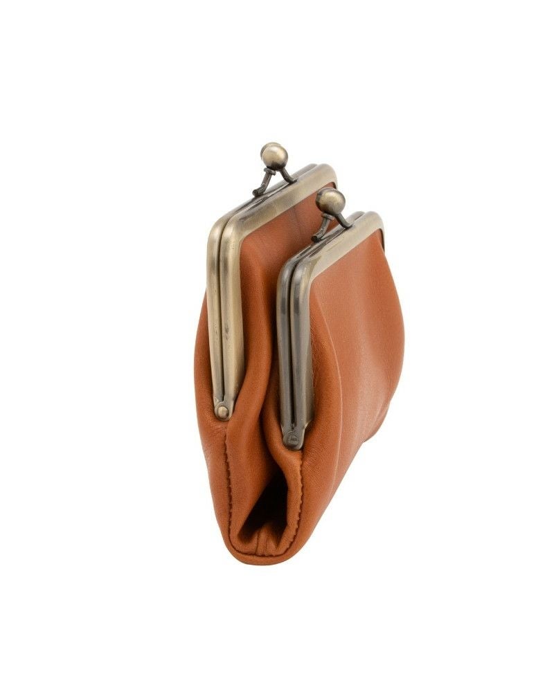 がま口の色：キャメル