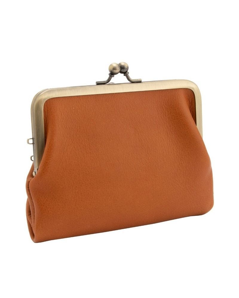 がま口の色：キャメル