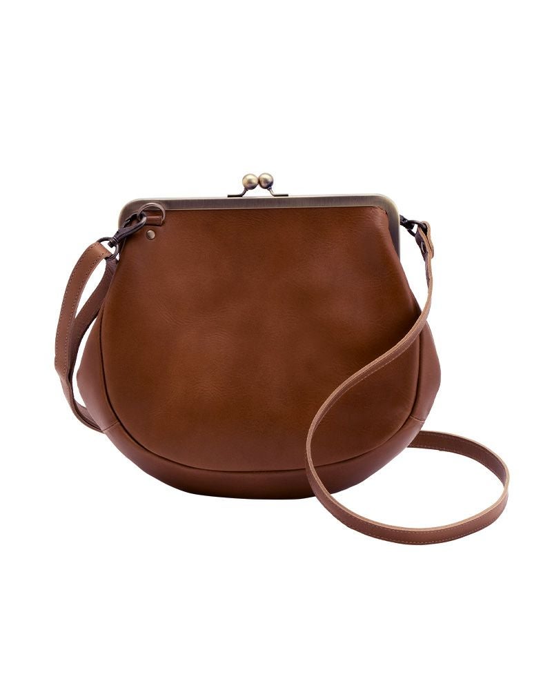 革の艶を楽しむ「しずく がま口ポシェット」 | Kanmi（カンミ）公式