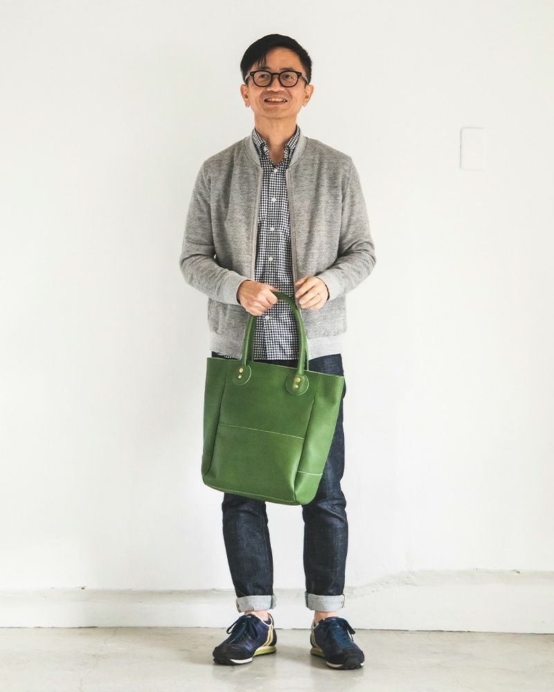 トートバッグの色：グリーン ※無くなり次第終了